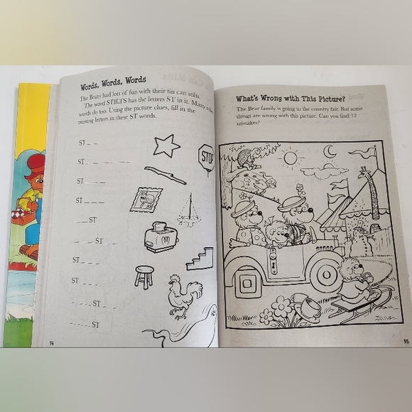 Springtime Coloring Fun & Busy Bears Activity Book Set!! - Picture 5 of 7